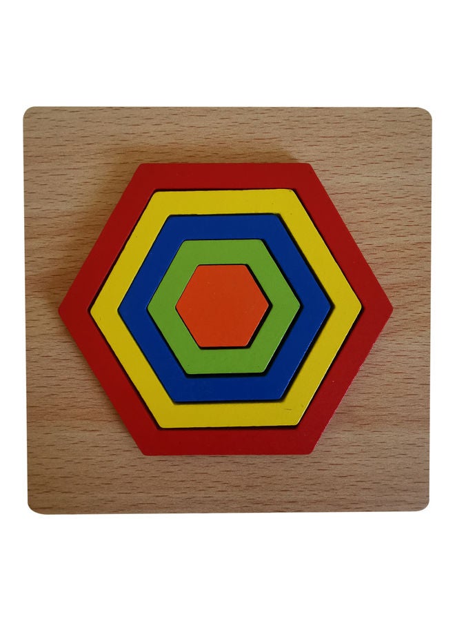 لعبة أحجية تركيب خشبية ثلاثية الأبعاد 15x15سم - Image 1