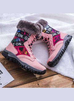 Waterproof Effect Warm And Light Snow Boots Pink - v1638852676/N42525710V_4