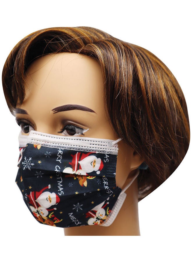 ميد ون 20 قطعة من قناع الوجه بتصميم الكريسماس للبالغين - Image 2