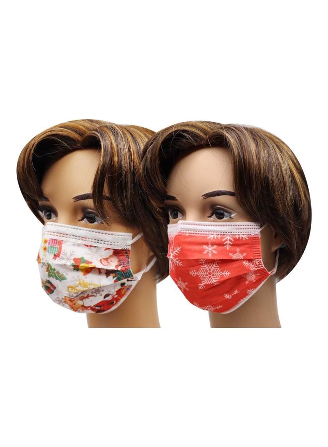 MedOne 20-Piece Christmas Design Face Mask For Adults - Image 2