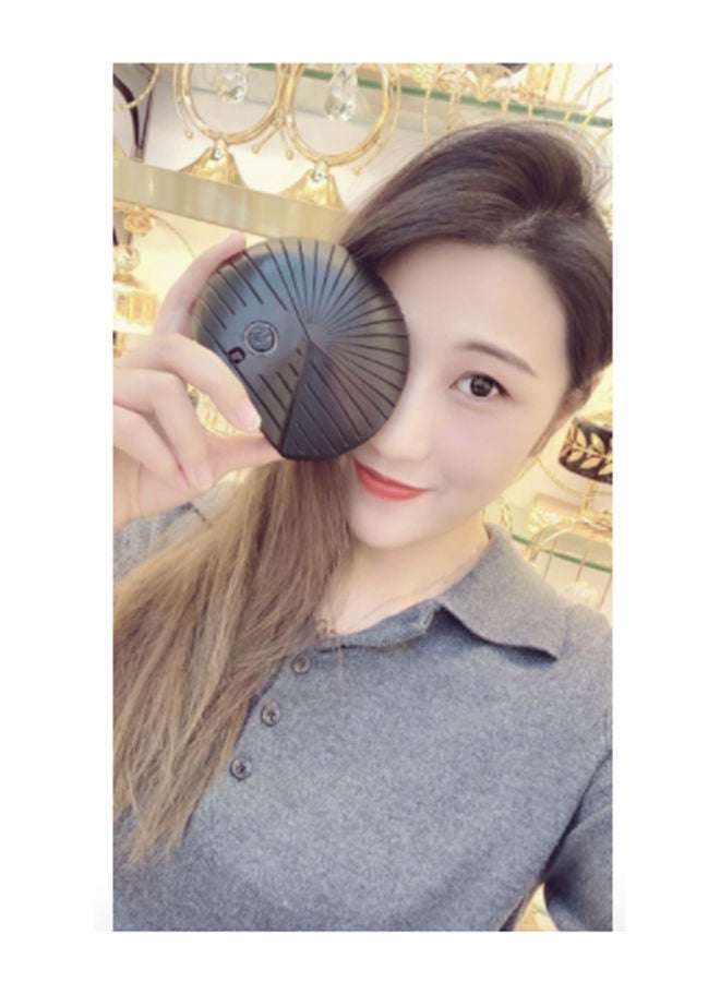 كروني مبخرة كهربائية صغيرة ومحمولة أسود 12x18سم - Image 2