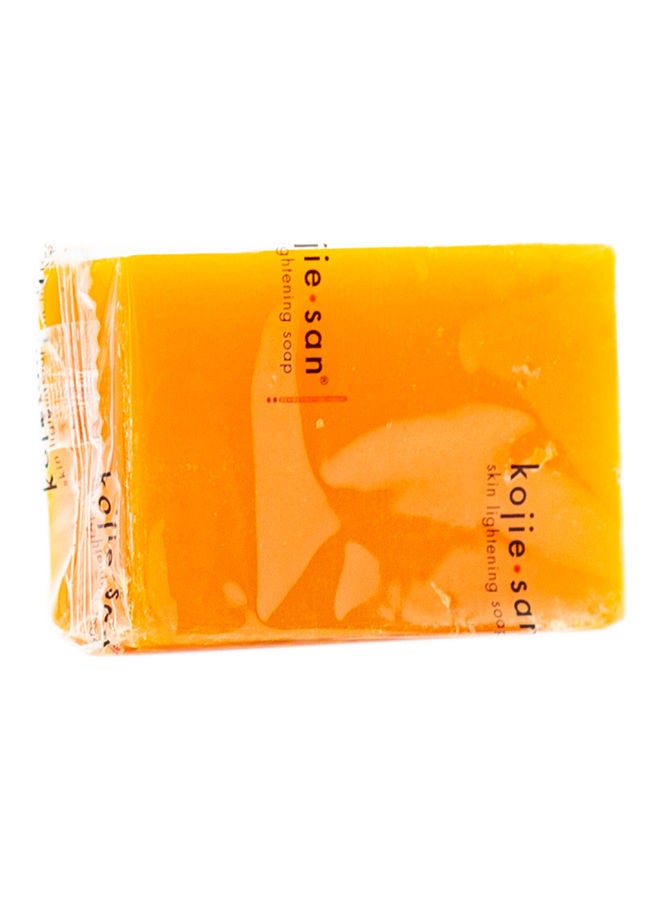 kojie.san - 3-Piece Skin Lightening Soap Yellow 300grams - Image 1