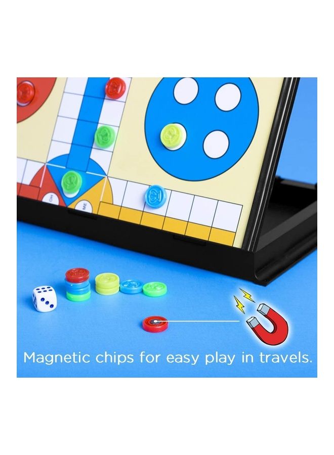 MARGOUN Magnetic Foldable Ludo Board Game 4 Players - Image 3