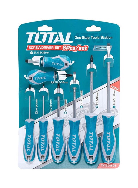 Tools 8 Pieces Screwdriver Set Multicolour