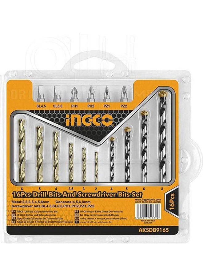 INGCO Bits Set Blacksmith  Concrete Fidia Bits Silver 