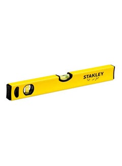 Classic Box Level With Block Magnified Center Vial Yellow 30cm