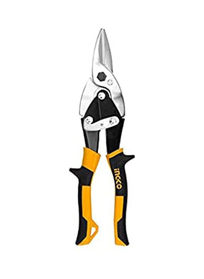 INGCO Straight Pattern Snip With Isolated Hand Yellow 10inch - Image 2
