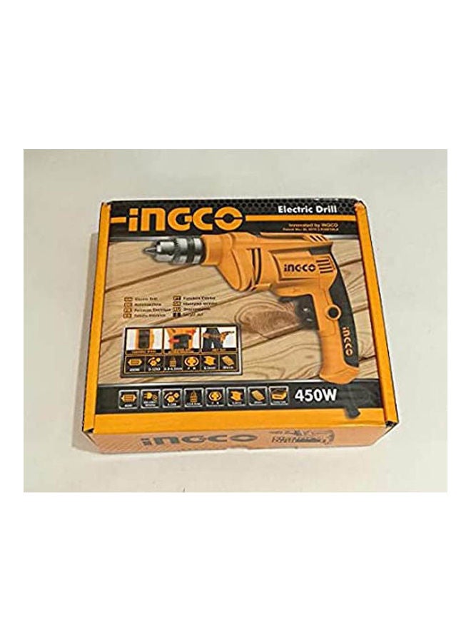 إنجكو مثقاب بسرعات 450 وات أصفر 6.5مم  - Image 2