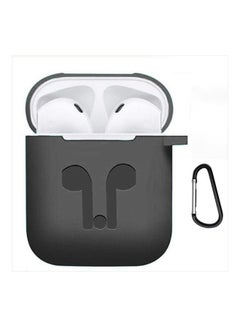 Cut-Resistant Silicone Rubber Case For Earbuds Black