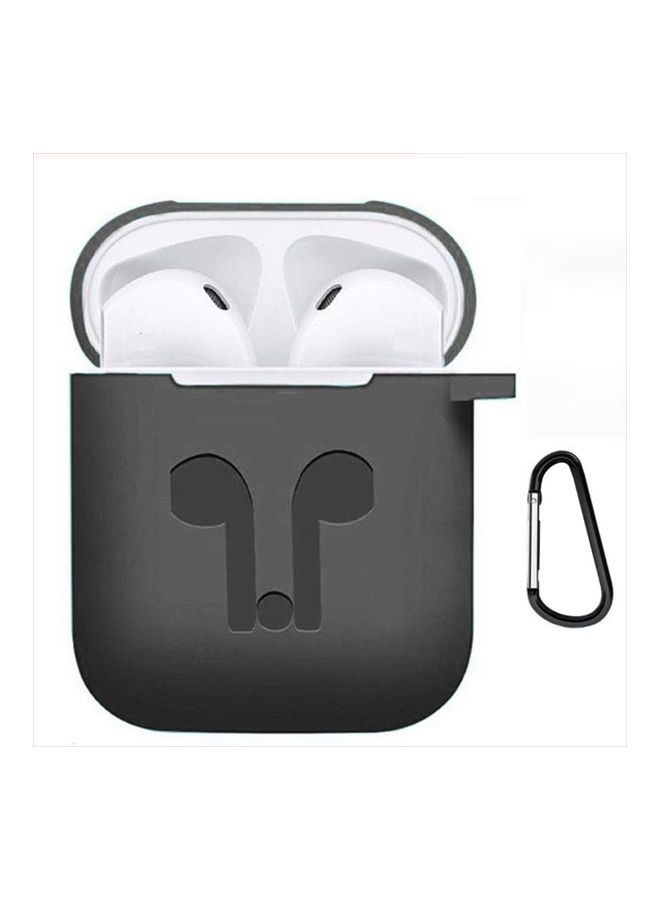 Black Tiger - Cut-Resistant Silicone Rubber Case For Earbuds Black - Image 1