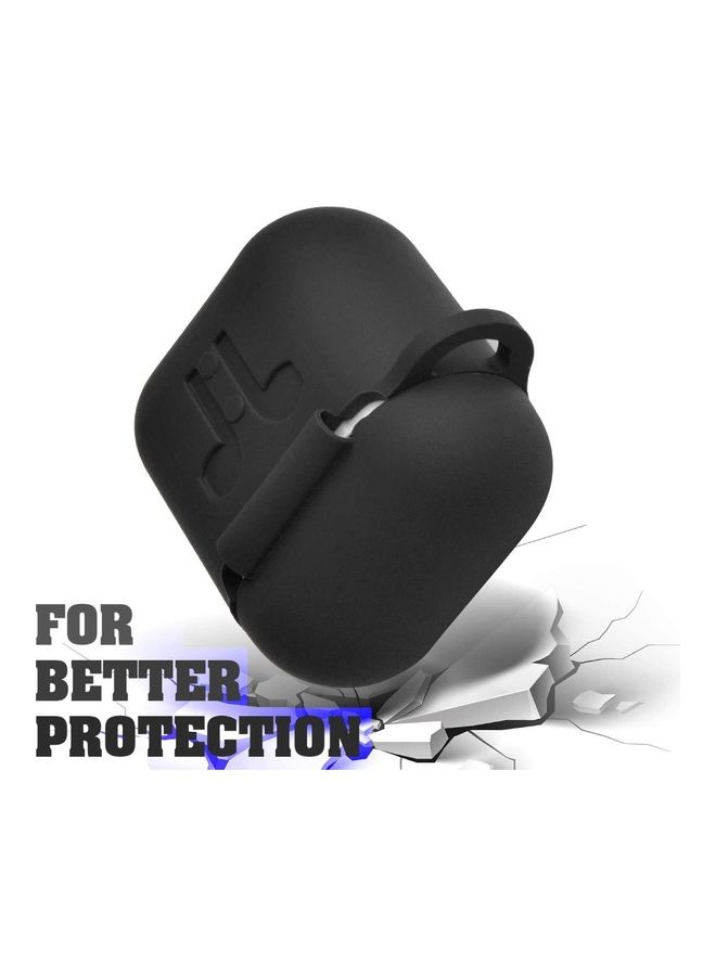 Black Tiger - Cut-Resistant Silicone Rubber Case For Earbuds Black - Image 1