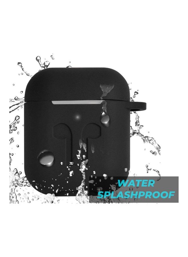 Black Tiger - Cut-Resistant Silicone Rubber Case For Earbuds Black - Image 1