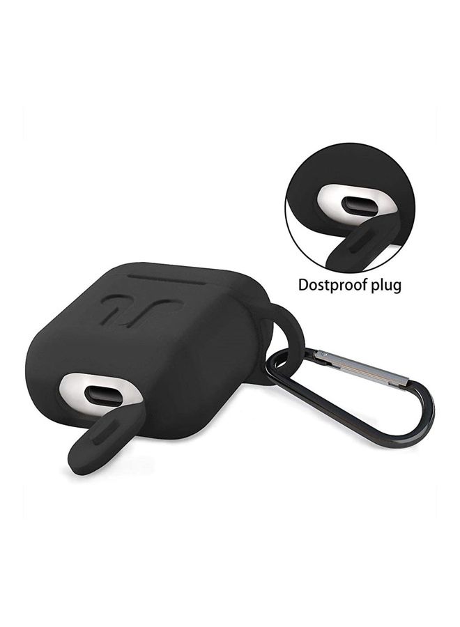 Black Tiger - Cut-Resistant Silicone Rubber Case For Earbuds Black - Image 1
