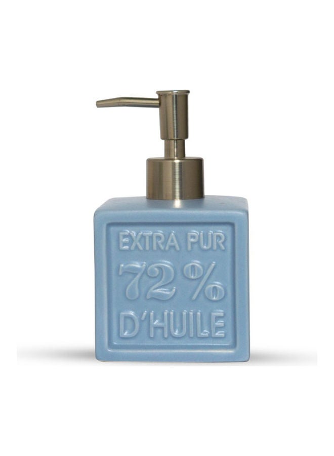 La Maison du Savon de Marseille Ceramic Liquid Soap Dispenser Cube Lavenderr 1Liters 