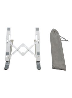 Generic Laptop Stand Aluminum 7 Level Adjustable Silver  - Image 1