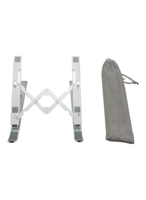 Laptop Stand Aluminum 7 Level Adjustable Silver