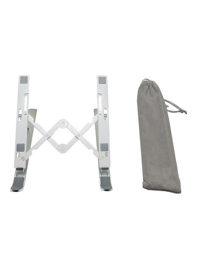Generic - Laptop Stand Aluminum 7 Level Adjustable Silver - Image 1