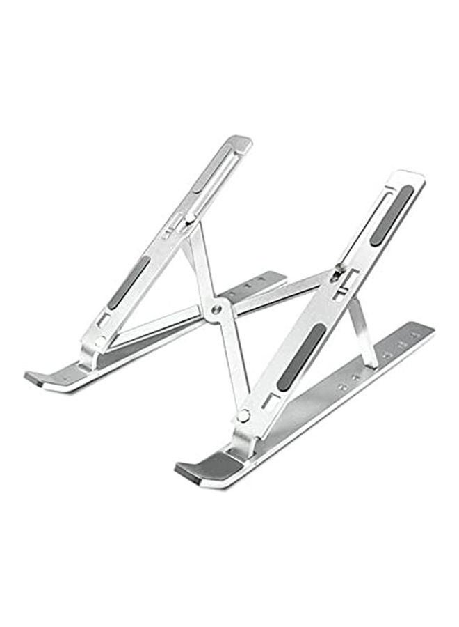 Generic - Laptop Stand Aluminum 7 Level Adjustable Silver - Image 1