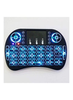 Backlit Wireless Touchpad Keyboard Air Mouse Black