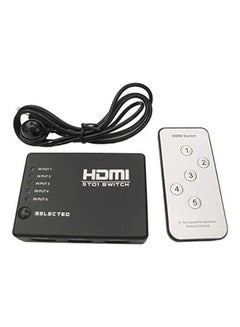 Port 5 Hdmi Splitter Switch Switcher Selector 8YNR5FVP Black