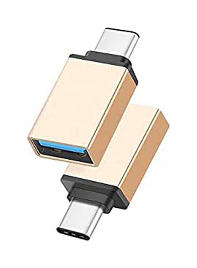 Type C Adapter Male To Usb 3.0 Female Converter Type-C To Otg Usb3.0 Data Cable Gold