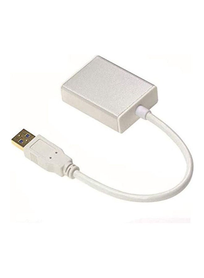 ماركة غير محددة - محول من USB 3.0 إلى HDMI فضي - Image 1