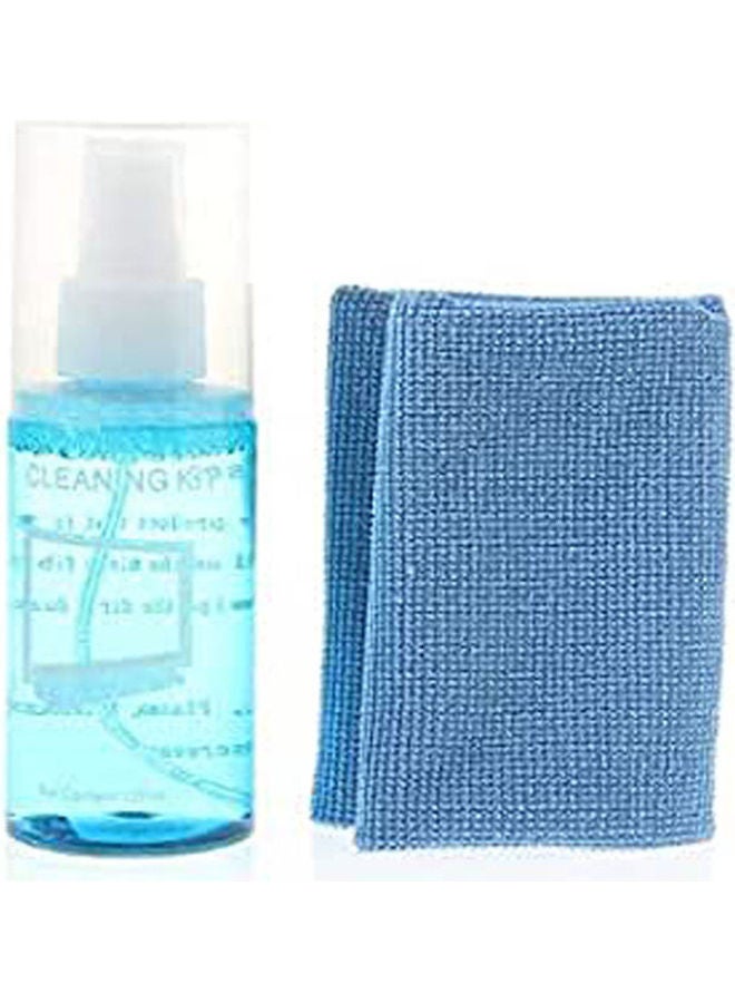 2 Pieces Screen Cleaning Kit Light Blue