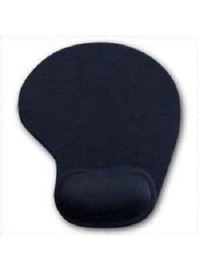 Generic Touch Me Mouse Pad With Gel Wrist Support Black 