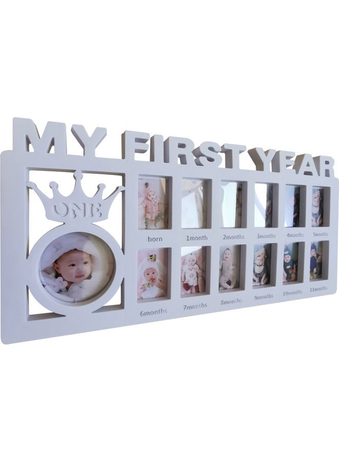 Newborn Baby Photo Frame White 41x20cm - Image 2