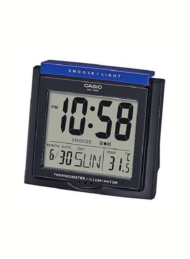 CASIO - Digital Table Clock Black - Image 1