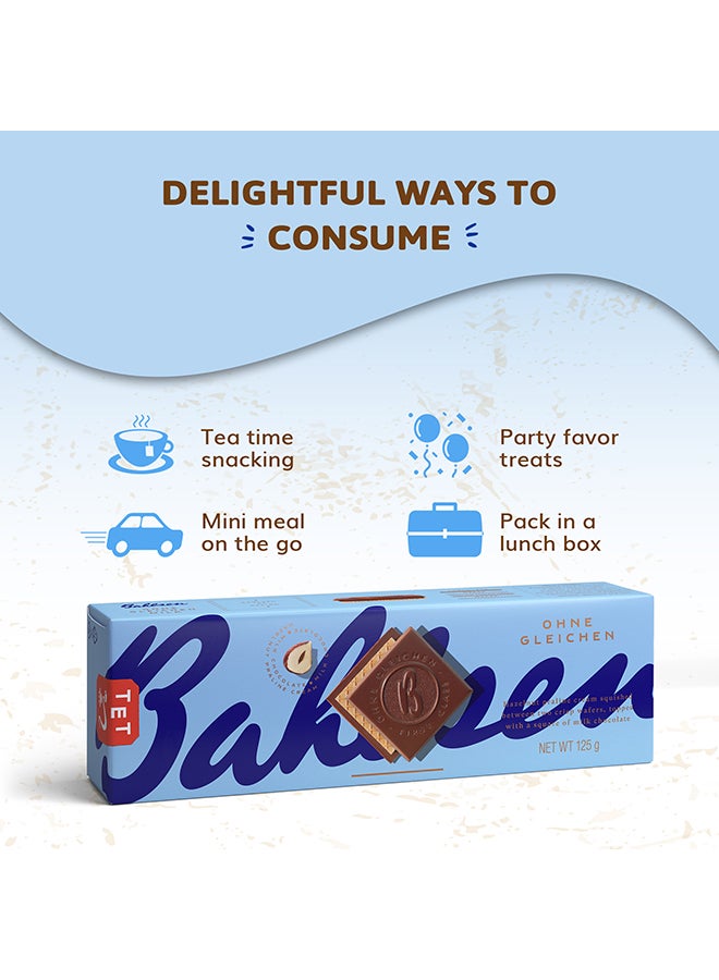 Ohne Gleichen Milk  Chocolate Crispy Wafers With Hazelnut Praline 125grams