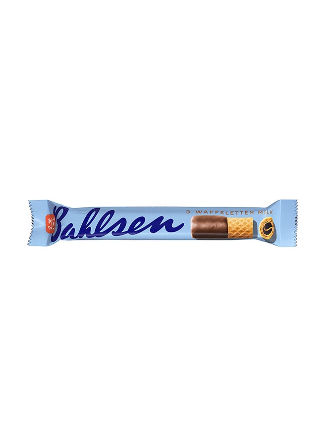 Bahlsen Waffeletten Crunchy Thin Wafer Rolls Half Coated In Milk Chocolate  Snack Pack 21grams - Image 1