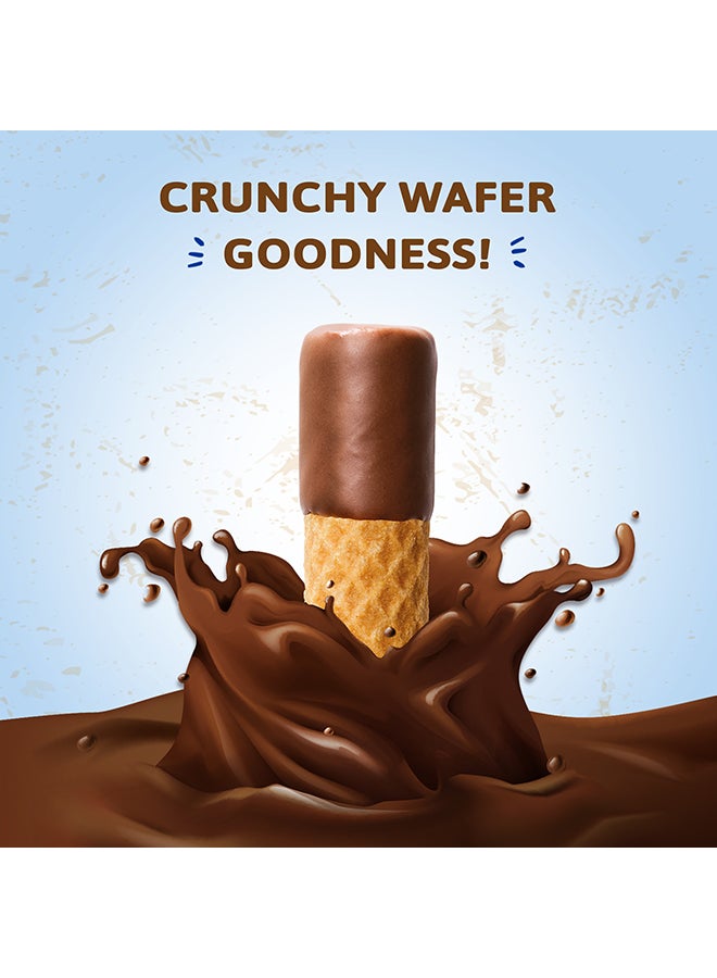 Bahlsen Waffeletten Crunchy Thin Wafer Rolls Half Coated In Milk Chocolate  Snack Pack 21grams - Image 2