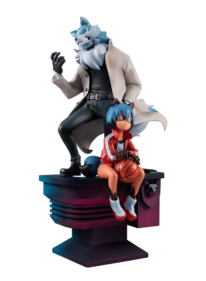 MegaHouse - Animal Michiru Kagemori And Shirou Ogami Statue 9.84inch - Image 1