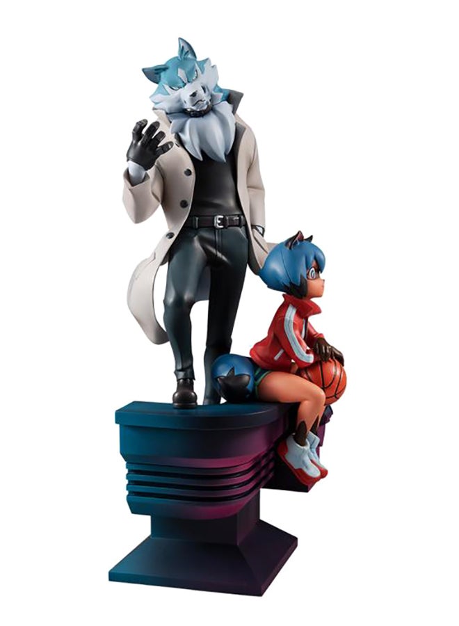 MegaHouse - Animal Michiru Kagemori And Shirou Ogami Statue 9.84inch - Image 1