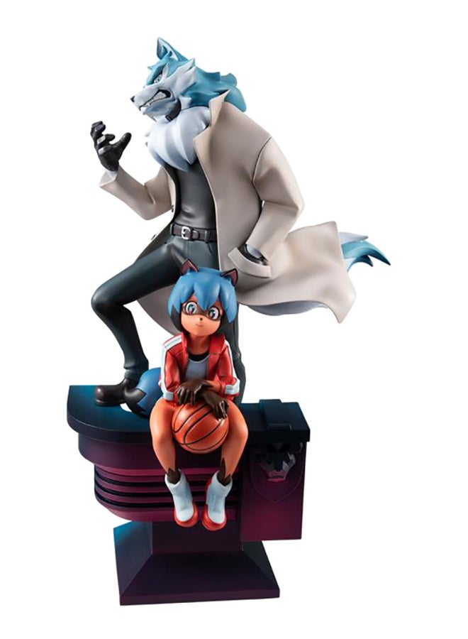 MegaHouse - Animal Michiru Kagemori And Shirou Ogami Statue 9.84inch - Image 1