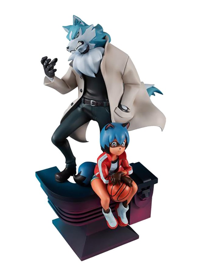 MegaHouse - Animal Michiru Kagemori And Shirou Ogami Statue 9.84inch - Image 1