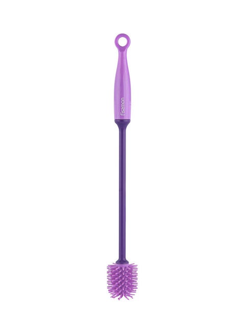 Silicone Bottle Cleaning Brush Purple 30cm