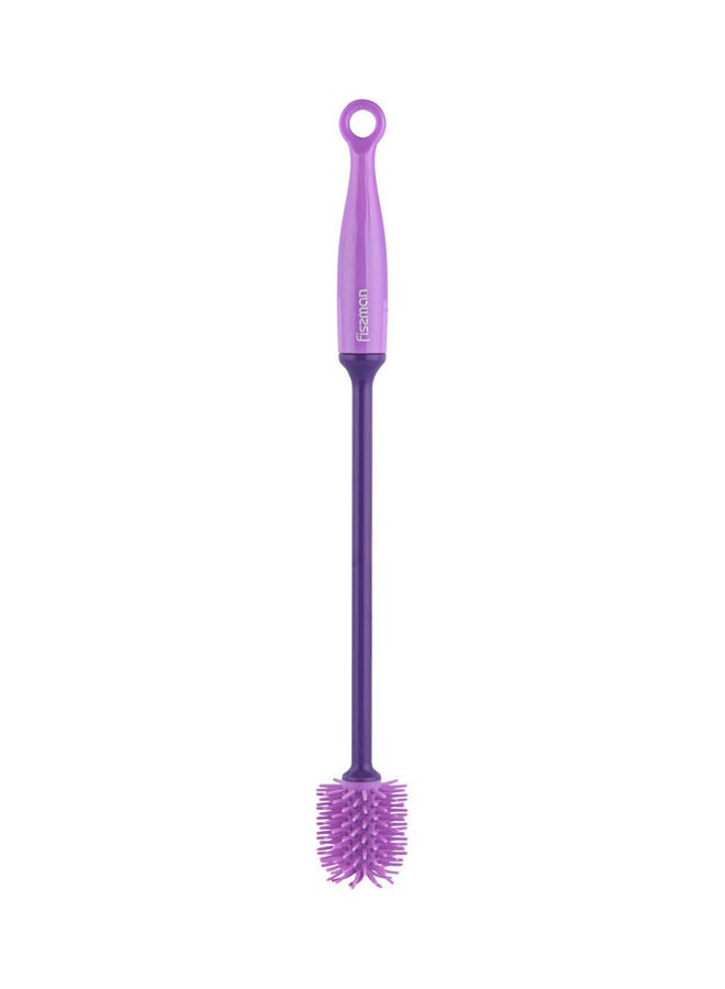 Silicone Bottle Cleaning Brush Purple 30cm