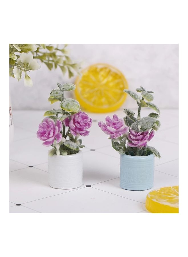 EHOME Mini Flowers Pot For DollHouse 2.5x7cm - Image 3