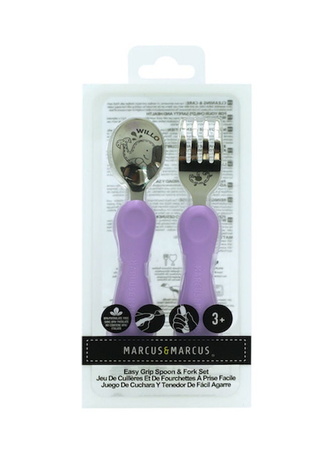 Marcus & Marcus Easy Grip Spoon & Fork Set - Image 2