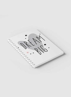LOWHA Spiral Notebook for School or Business Note Taking with 60 Sheets Dream Big Multicolour  - Image 2