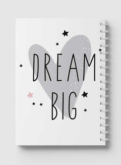 LOWHA Spiral Notebook for School or Business Note Taking with 60 Sheets Dream Big Multicolour  - Image 5