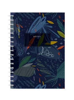 LOWHA Spiral Notebook For School Or Business Note Taking With 60 Sheets  Cool Seamless Abstract Art Multicolour  - Image 1