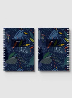 LOWHA Spiral Notebook For School Or Business Note Taking With 60 Sheets  Cool Seamless Abstract Art Multicolour  - Image 4