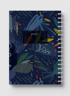 LOWHA Spiral Notebook For School Or Business Note Taking With 60 Sheets  Cool Seamless Abstract Art Multicolour  - Image 5