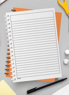 LOWHA Spiral Notebook For School Or Business Note Taking With 60 Sheets  Cloud And Rain Multicolour  - Image 3