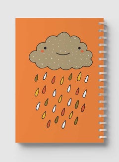 LOWHA Spiral Notebook For School Or Business Note Taking With 60 Sheets  Cloud And Rain Multicolour  - Image 5