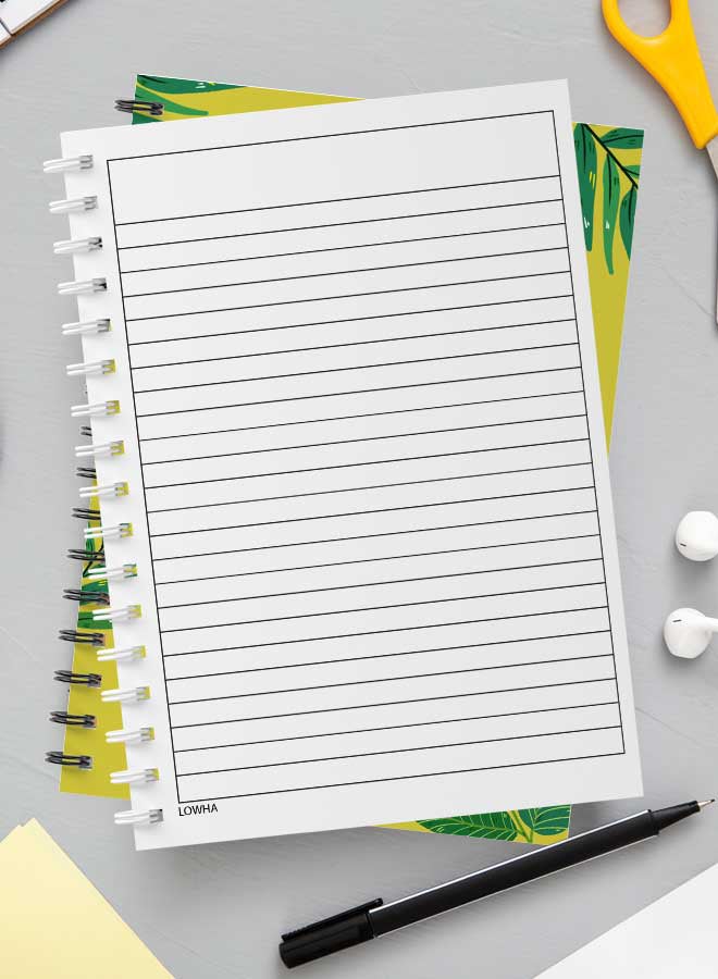 LOWHA Spiral Notebook For School Or Business Note Taking With 60 Sheets  Spring Sunflower Book Cover Multicolour  - Image 3