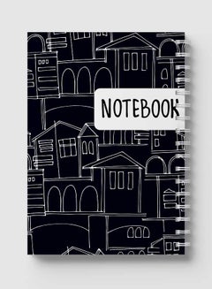 LOWHA Spiral Notebook For School Or Business Note Taking With 60 Sheets  Patterns With Cityscapes Multicolour  - Image 5